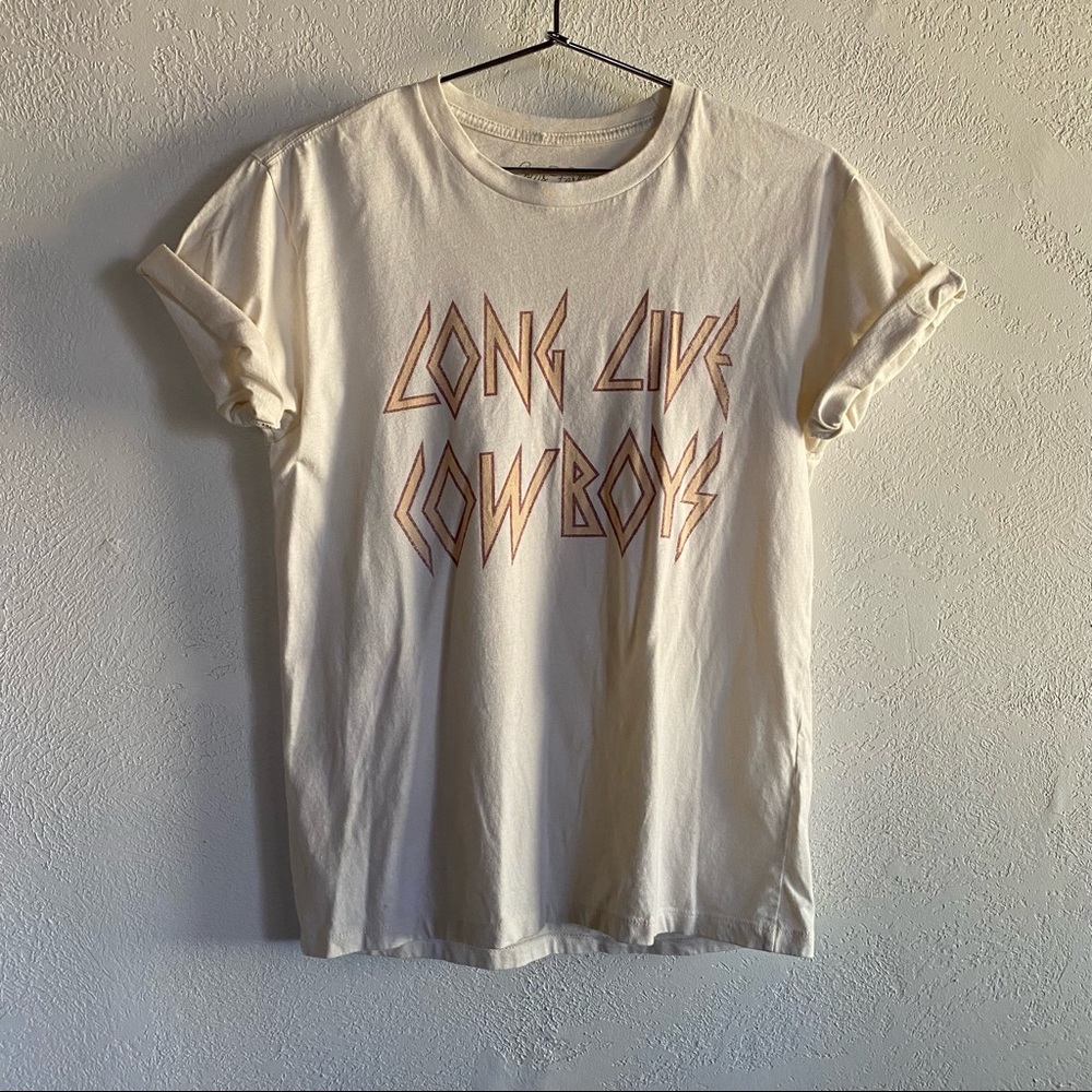 Long Live Cowboys band tee